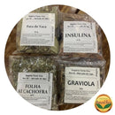 kit 4 Ervas Para Baixar Diabetes - Insulina, Pata De Vaca, Graviola, Alcachofra